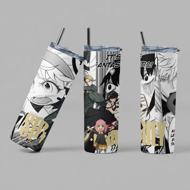 The Geek Boutique: Spy x family Whole Family Anime Inspired Tumbler | Dragon's Lair Comics and Fantasy Houston TX