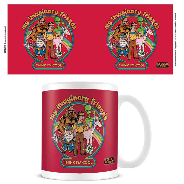 Pyramid America: Steven Rhodes - My Imaginary Friends 11 oz. Ceramic Mug | Dragon's Lair Comics and Fantasy Houston TX