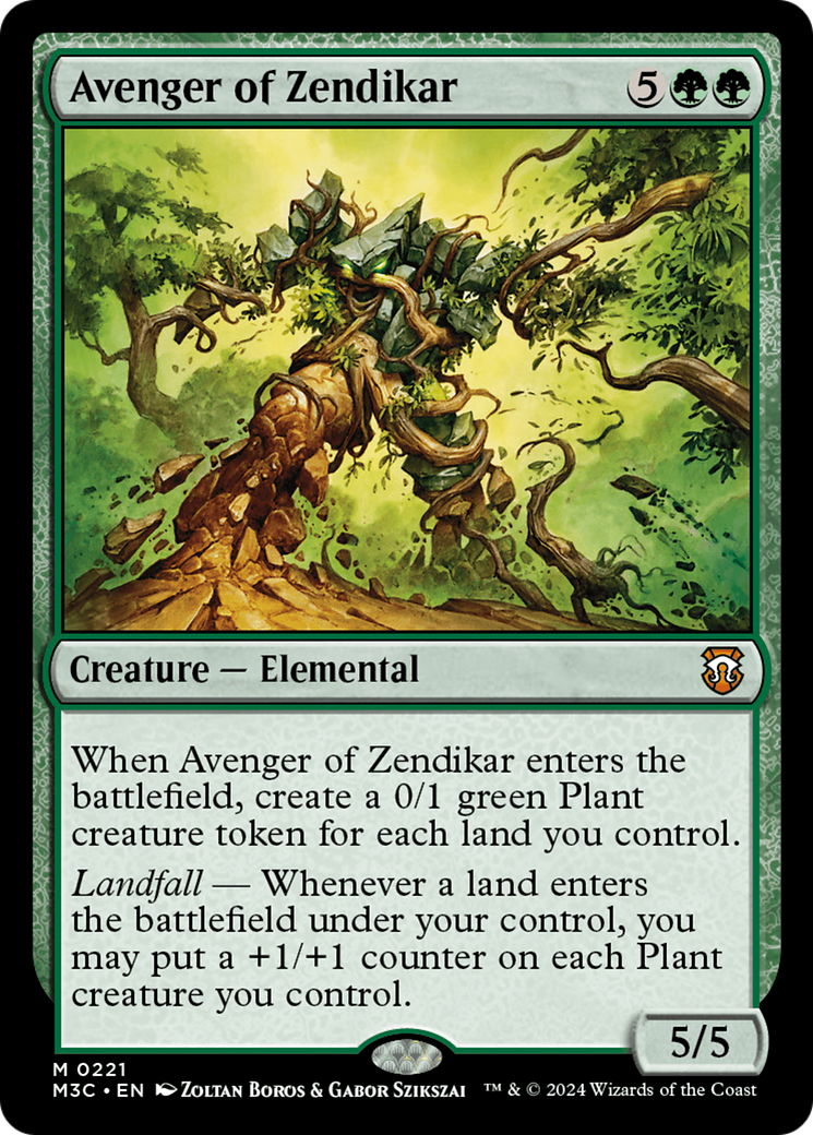 Avenger of Zendikar (Ripple Foil) [Modern Horizons 3 Commander] | Dragon's Lair Comics and Fantasy Houston TX