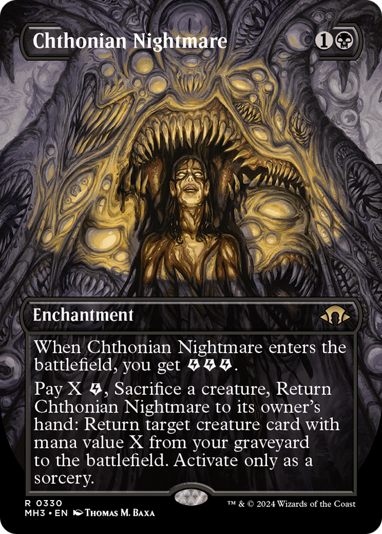 Chthonian Nightmare (Borderless) [Modern Horizons 3] | Dragon's Lair Comics and Fantasy Houston TX