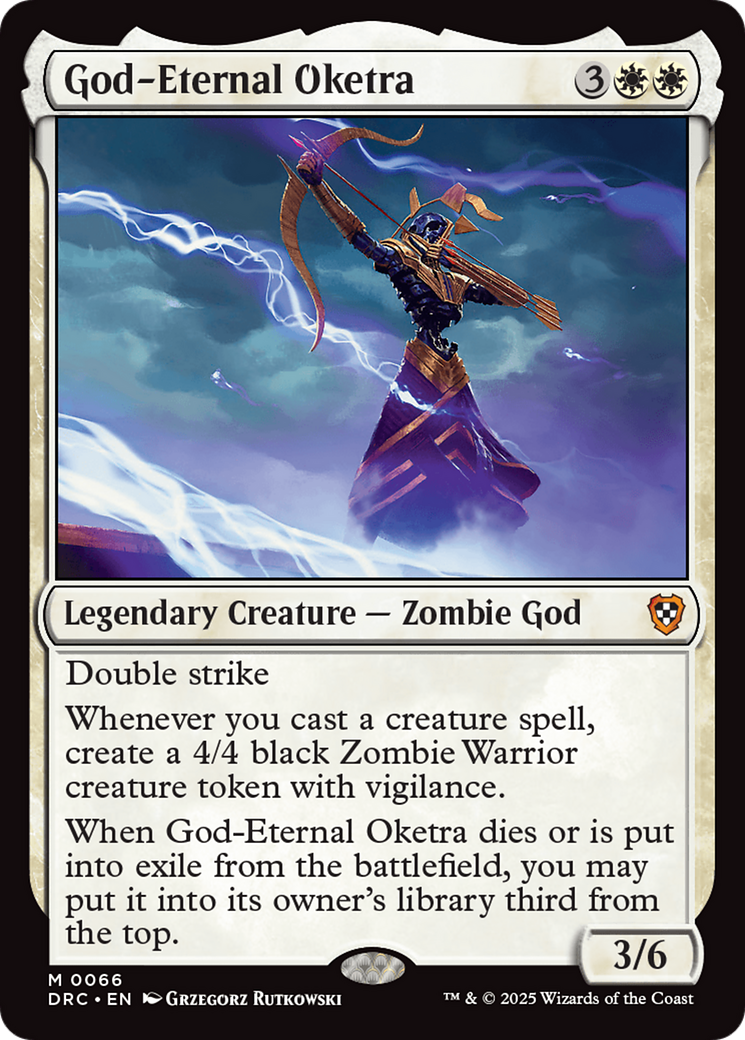 God-Eternal Oketra [Aetherdrift Commander] | Dragon's Lair Comics and Fantasy Houston TX