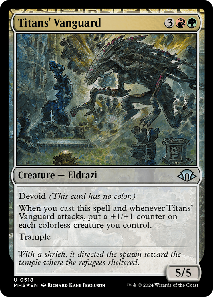 Titans' Vanguard (Ripple Foil) [Modern Horizons 3] | Dragon's Lair Comics and Fantasy Houston TX