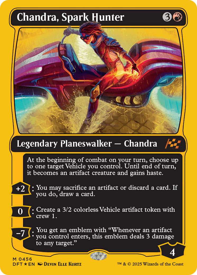 Chandra, Spark Hunter (First-Place Foil) [Aetherdrift] | Dragon's Lair Comics and Fantasy Houston TX