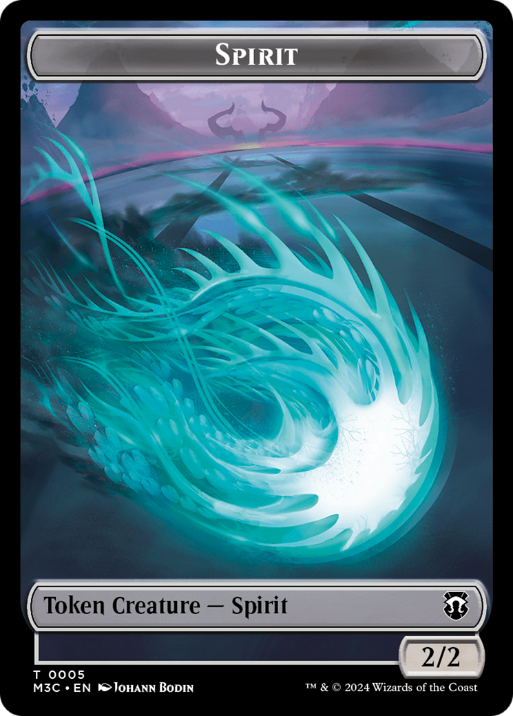 Eldrazi // Spirit Double-Sided Token [Modern Horizons 3 Commander Tokens] | Dragon's Lair Comics and Fantasy Houston TX