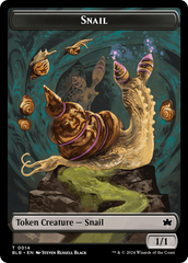 Snail // Thundertrap Trainer Double-Sided Token [Bloomburrow Tokens] | Dragon's Lair Comics and Fantasy Houston TX