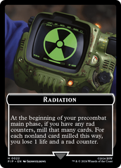 Radiation // Human Soldier Double-Sided Token [Fallout Tokens] | Dragon's Lair Comics and Fantasy Houston TX