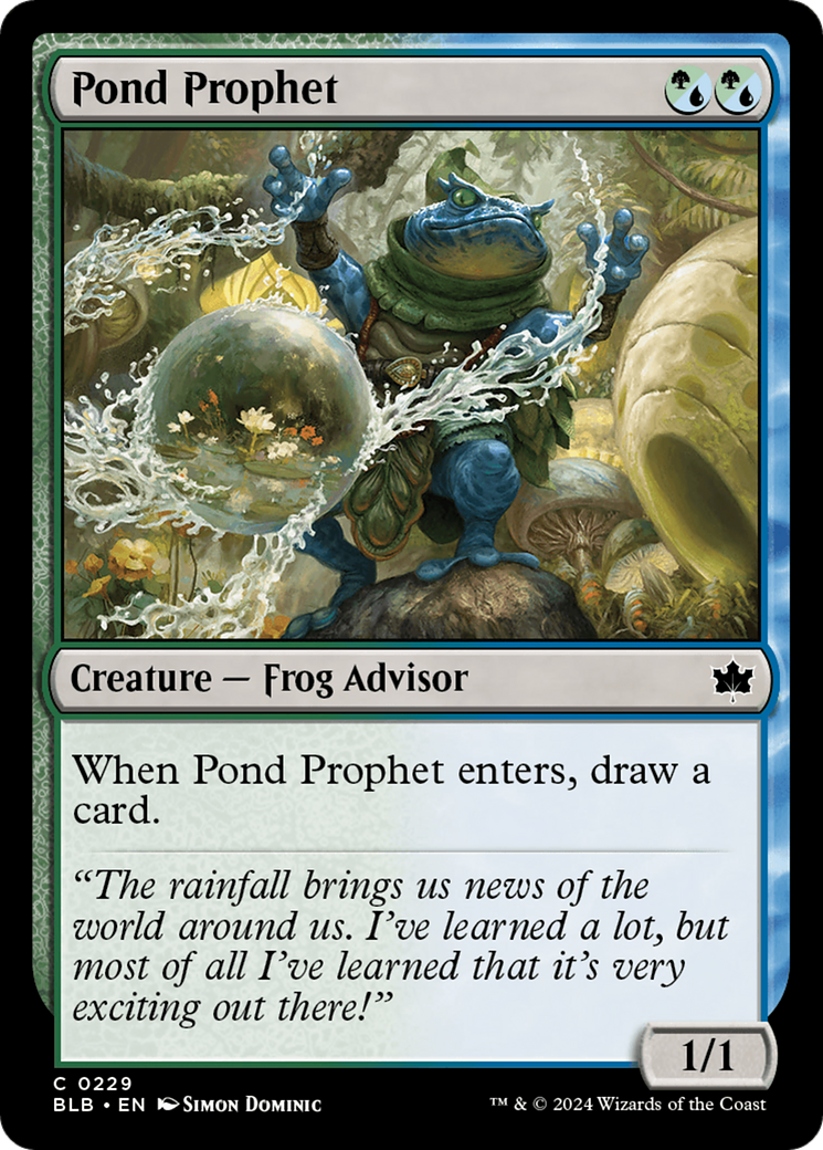 Pond Prophet [Bloomburrow] | Dragon's Lair Comics and Fantasy Houston TX