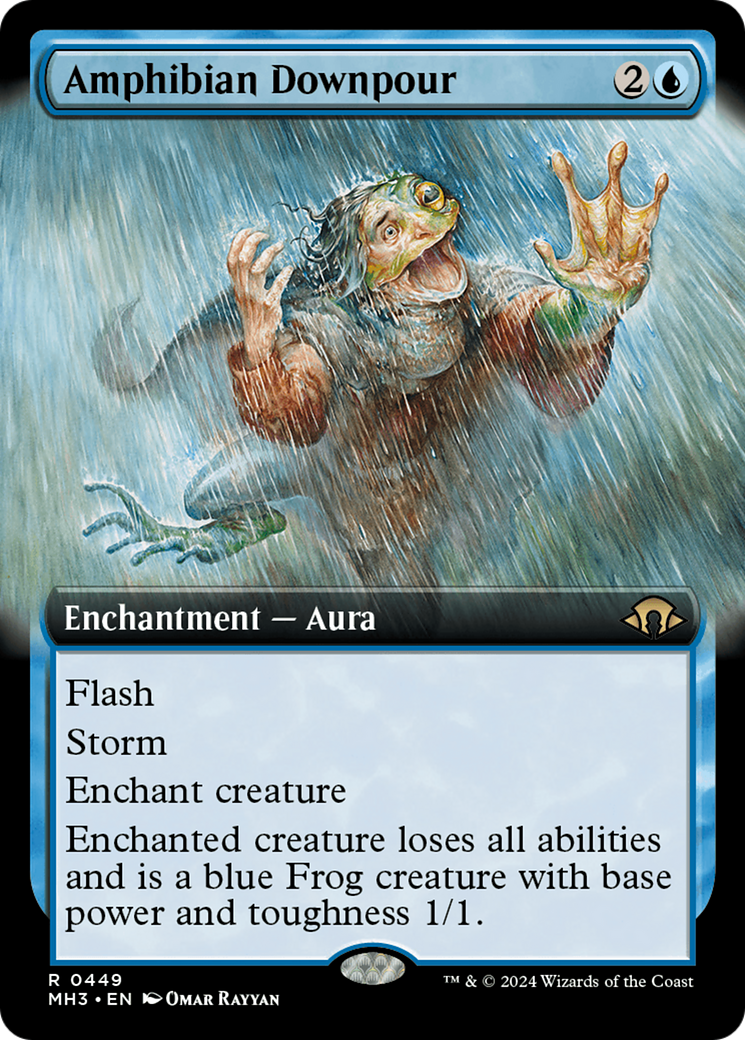 Amphibian Downpour (Extended Art) [Modern Horizons 3] | Dragon's Lair Comics and Fantasy Houston TX