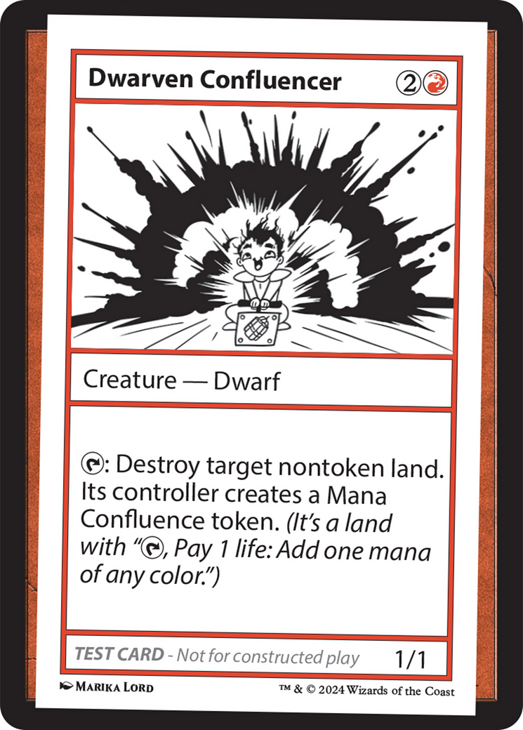 Dwarven Confluencer [Mystery Booster 2 Playtest Cards] | Dragon's Lair Comics and Fantasy Houston TX