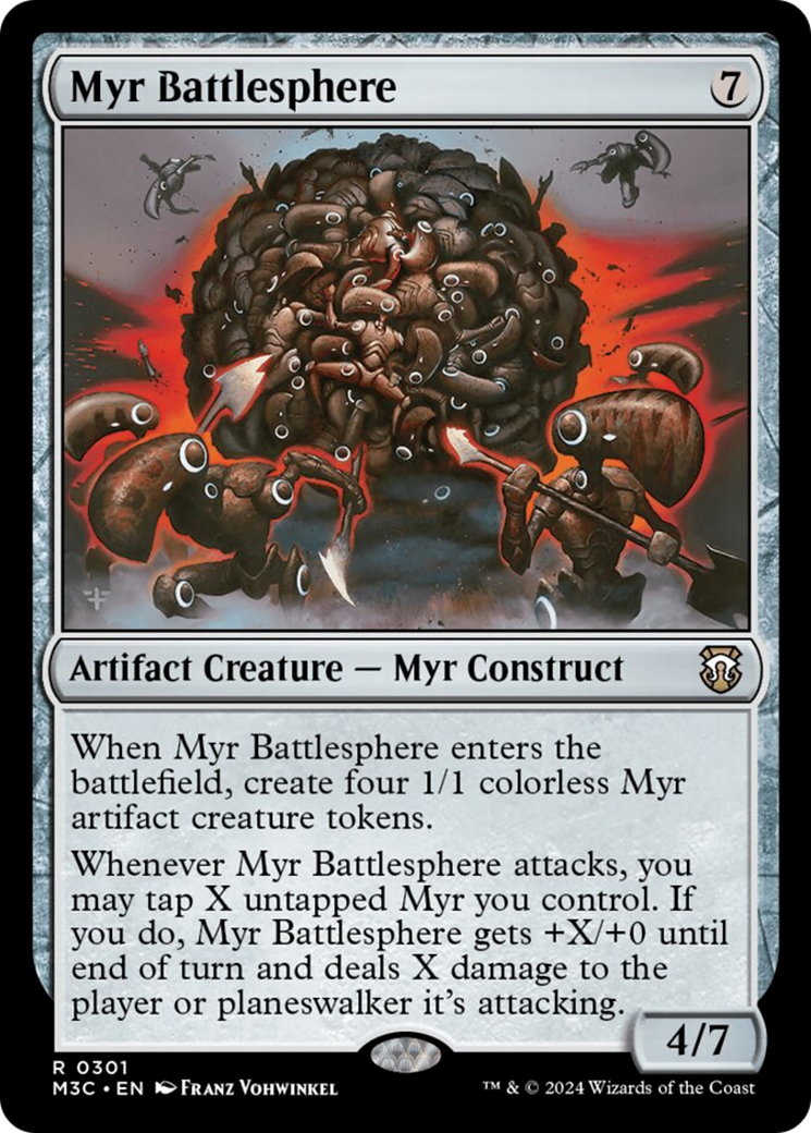 Myr Battlesphere [Modern Horizons 3 Commander] | Dragon's Lair Comics and Fantasy Houston TX