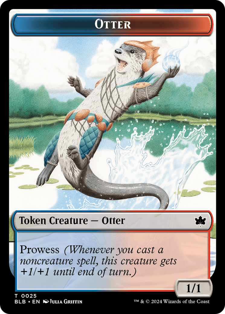 Otter // Copy Double-Sided Token [Bloomburrow Tokens] | Dragon's Lair Comics and Fantasy Houston TX