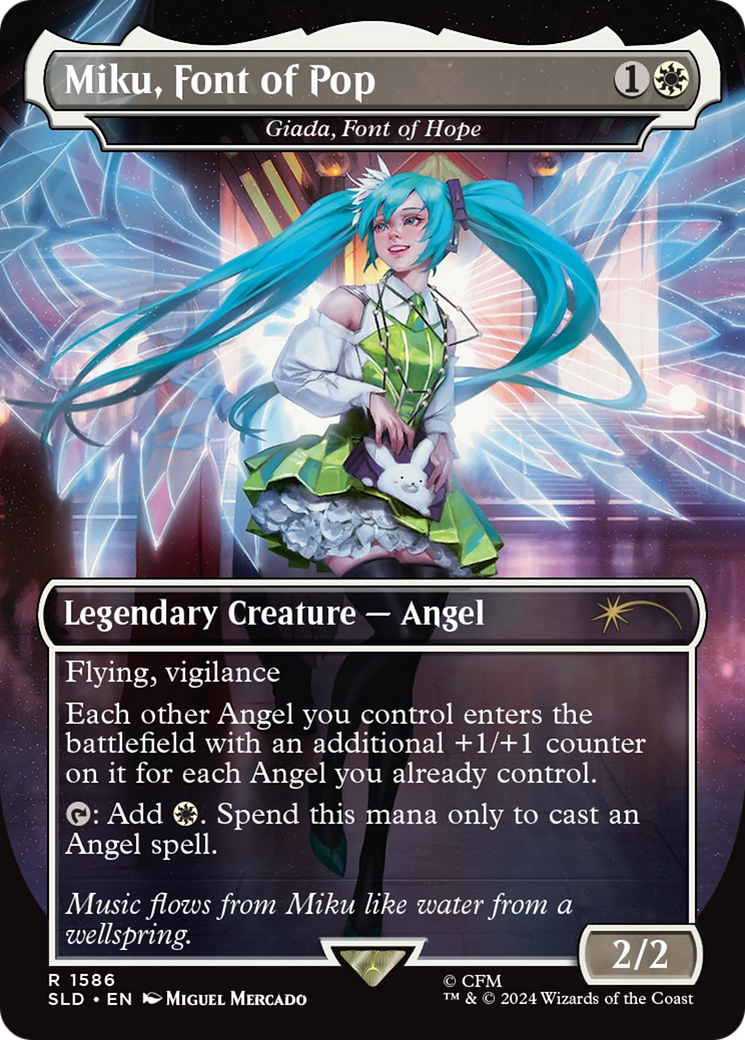 Miku, Font of Pop - Giada, Font of Hope [Secret Lair Drop Series] | Dragon's Lair Comics and Fantasy Houston TX