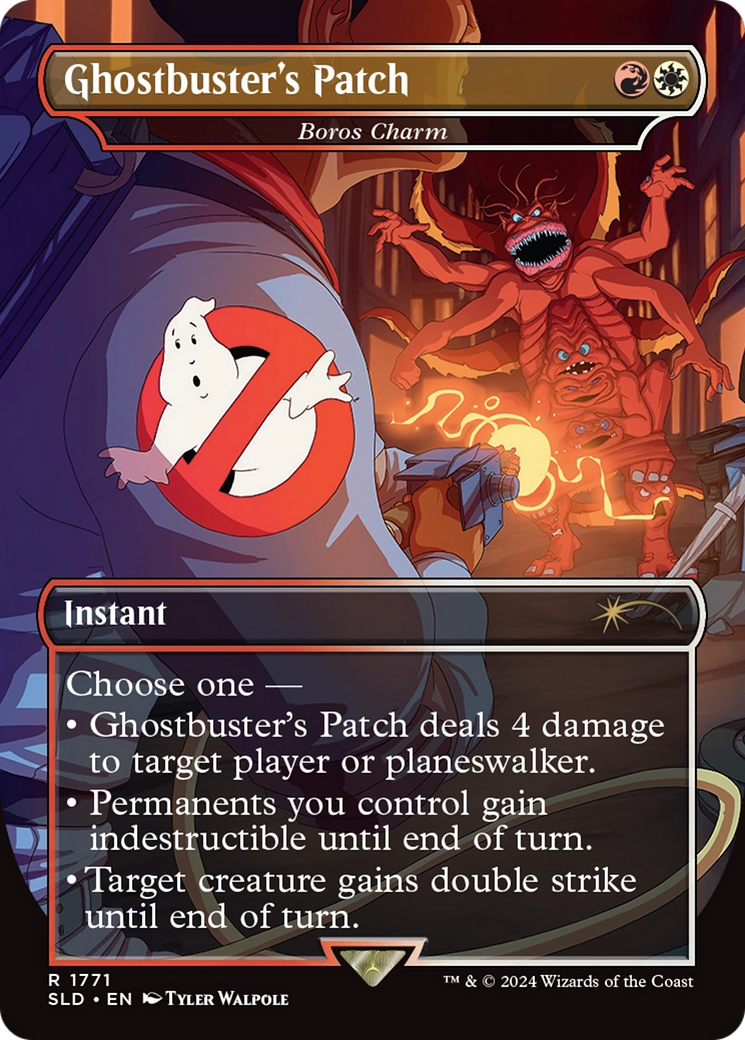 Ghostbuster's Patch - Boros Charm [Secret Lair Drop Series] | Dragon's Lair Comics and Fantasy Houston TX