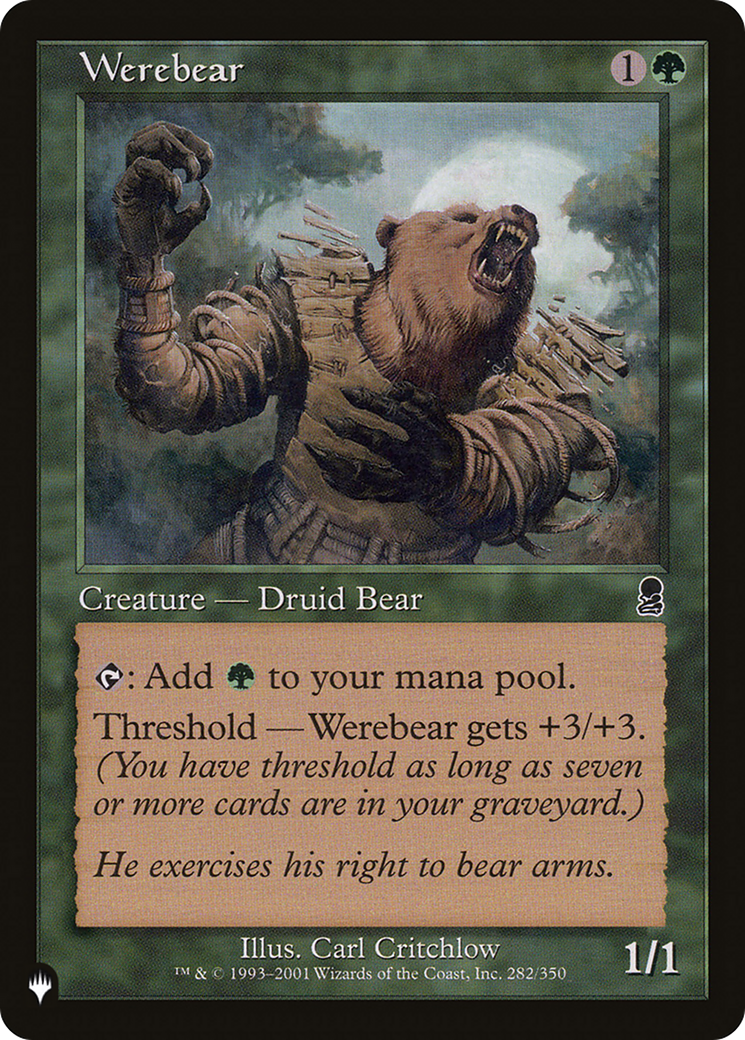 Werebear [The List] | Dragon's Lair Comics and Fantasy Houston TX