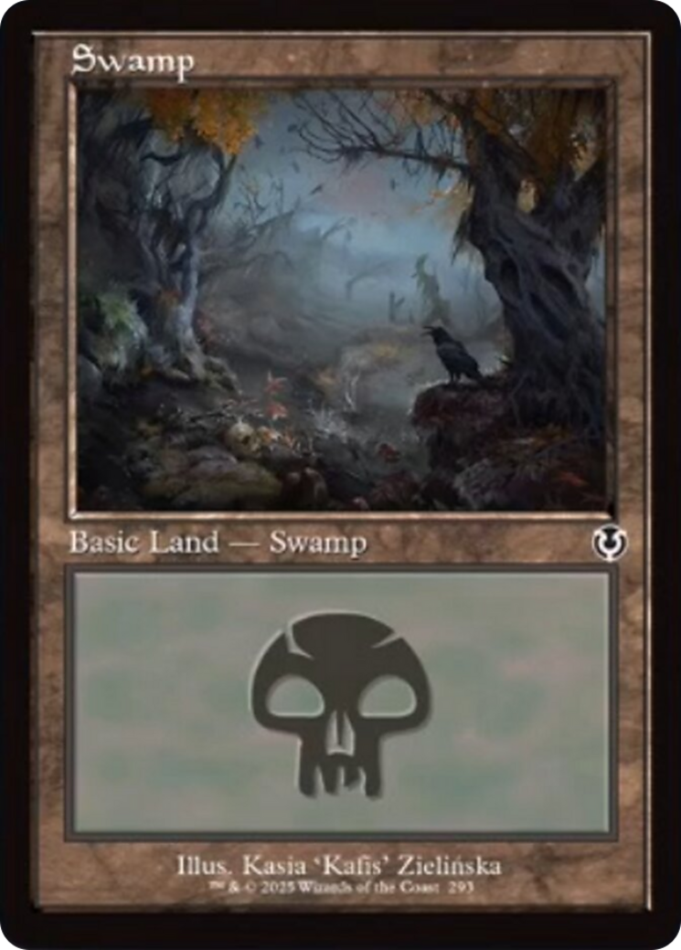 Swamp (293) (Retro Frame) [Innistrad Remastered] | Dragon's Lair Comics and Fantasy Houston TX