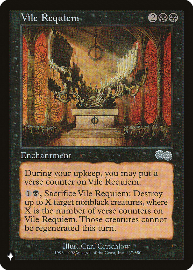 Vile Requiem (USG) [The List Reprints] | Dragon's Lair Comics and Fantasy Houston TX