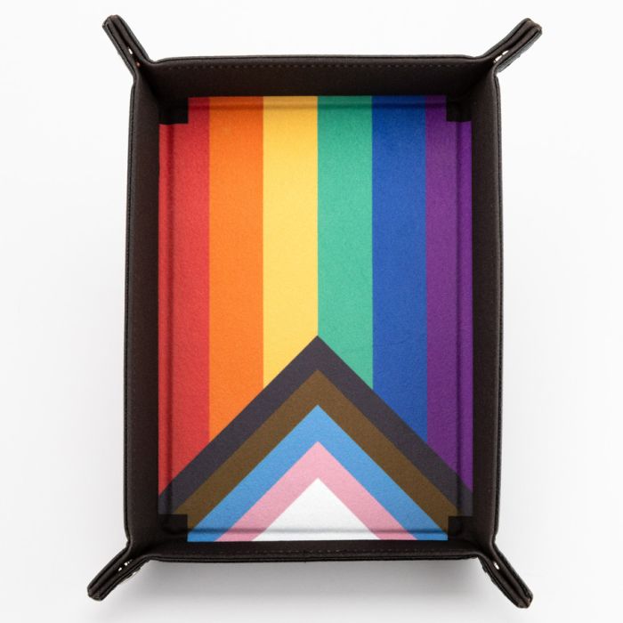 Fanroll Gaymers Pride Dice Tray: Rainbow Flag | Dragon's Lair Comics and Fantasy Houston TX