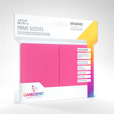 Gamegenic Prime Card Sleeves: Pink | Dragon's Lair Comics and Fantasy Houston TX