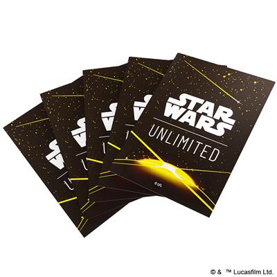 The Star Wars ™: Unlimited Art Sleeves Black Yellow | Dragon's Lair Comics and Fantasy Houston TX