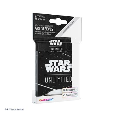 Star Wars: Unlimited Art Sleeves Card Back White | Dragon's Lair Comics and Fantasy Houston TX