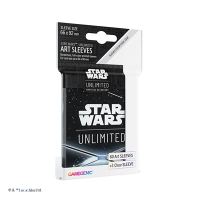 Star Wars: Unlimited Art Sleeves Card Back Black | Dragon's Lair Comics and Fantasy Houston TX