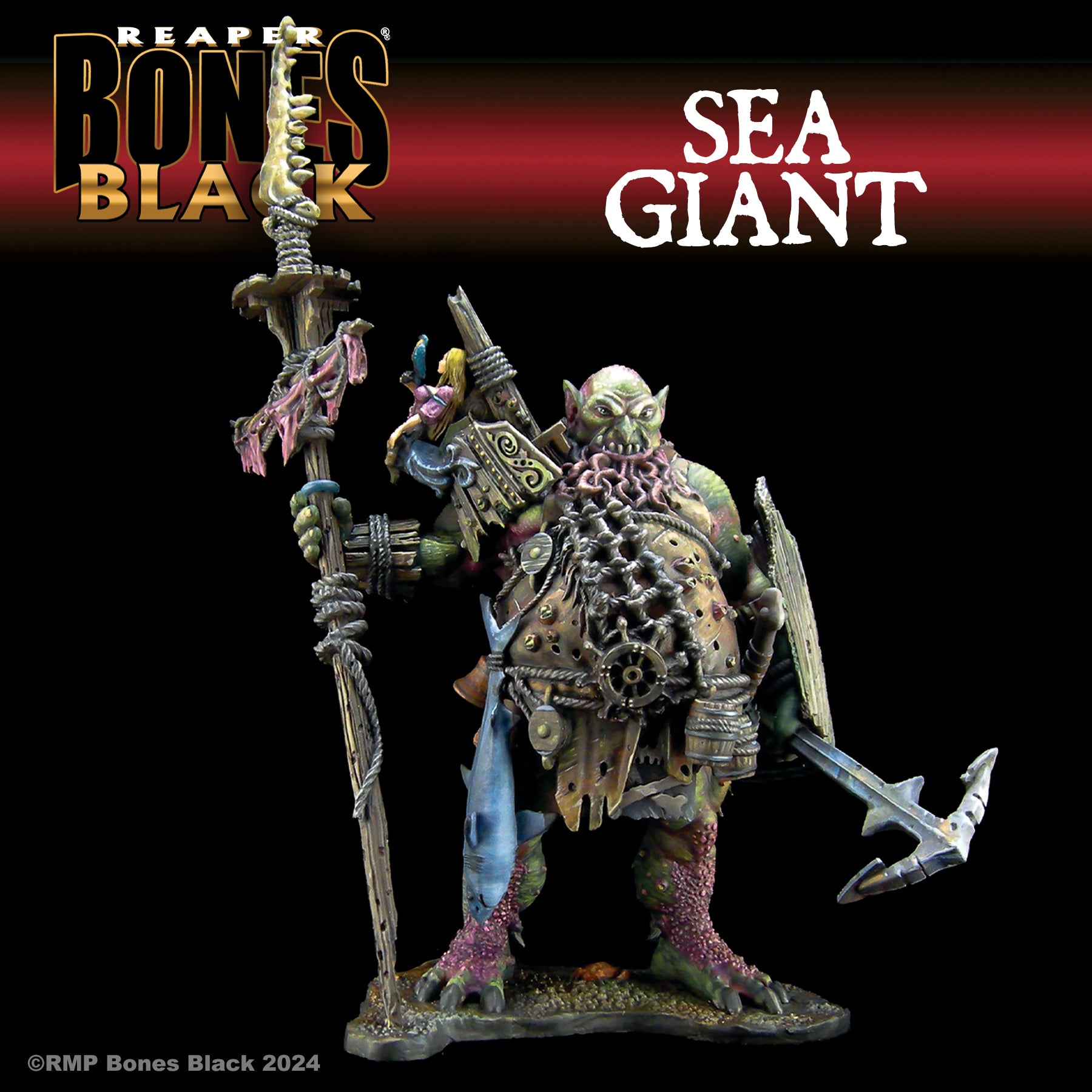 Reaper Bones Black: Sea Giant Deluxe Boxed Set | Dragon's Lair Comics and Fantasy Houston TX