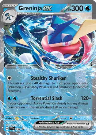 Greninja ex (054) [Scarlet & Violet: Black Star Promos] | Dragon's Lair Comics and Fantasy Houston TX