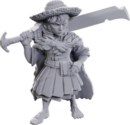 Wizkids D&D Nolzur`s Unpainted Miniatures: W23 Female Halfling Magus Low-Level | Dragon's Lair Comics and Fantasy Houston TX