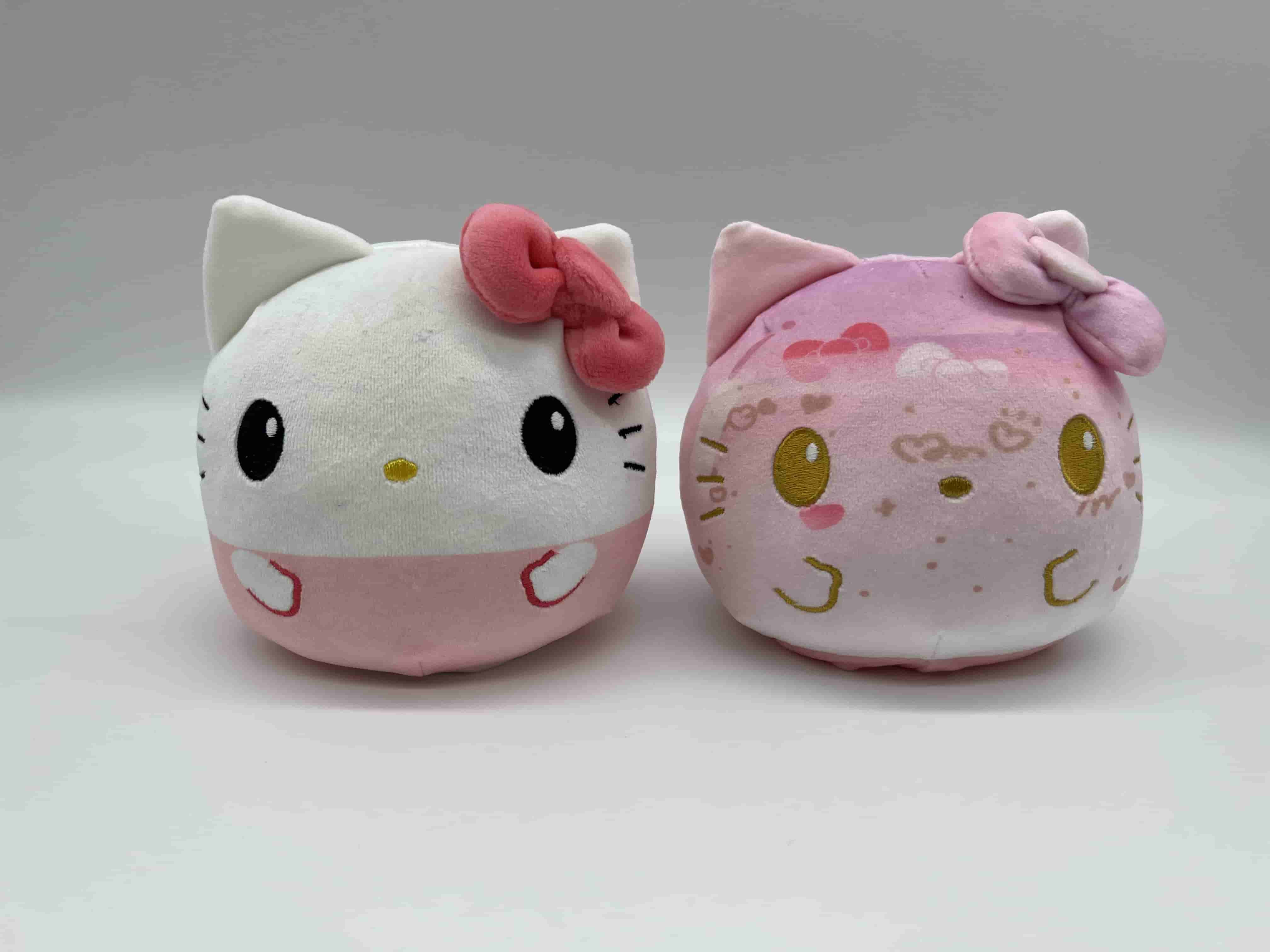 Plushiverse: Reversible Plushie 4in - Hello Kitty 50th Anniversary Pink | Dragon's Lair Comics and Fantasy Houston TX