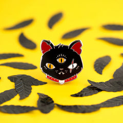 Gritty Kitty Enamel Pin | Dragon's Lair Comics and Fantasy Houston TX