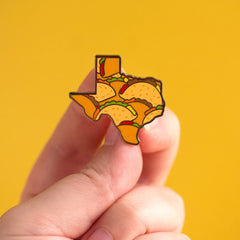 Texas Tacos Enamel Pin | Dragon's Lair Comics and Fantasy Houston TX