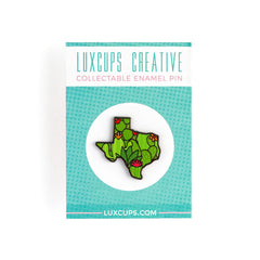 Texas Cacti Enamel Pin | Dragon's Lair Comics and Fantasy Houston TX