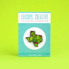 Texas Cacti Enamel Pin | Dragon's Lair Comics and Fantasy Houston TX