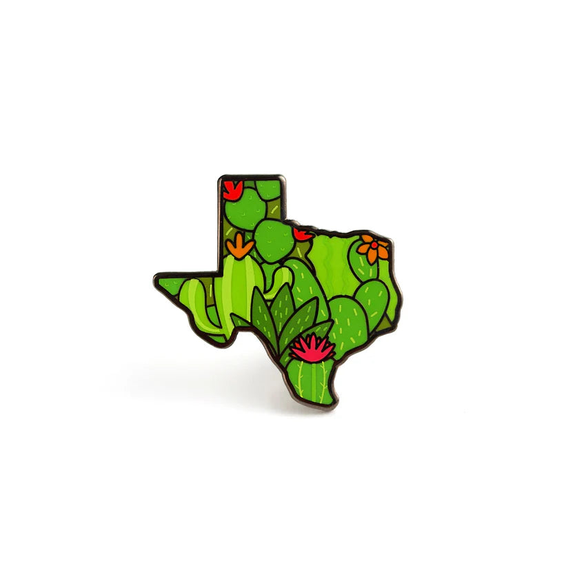 Texas Cacti Enamel Pin | Dragon's Lair Comics and Fantasy Houston TX