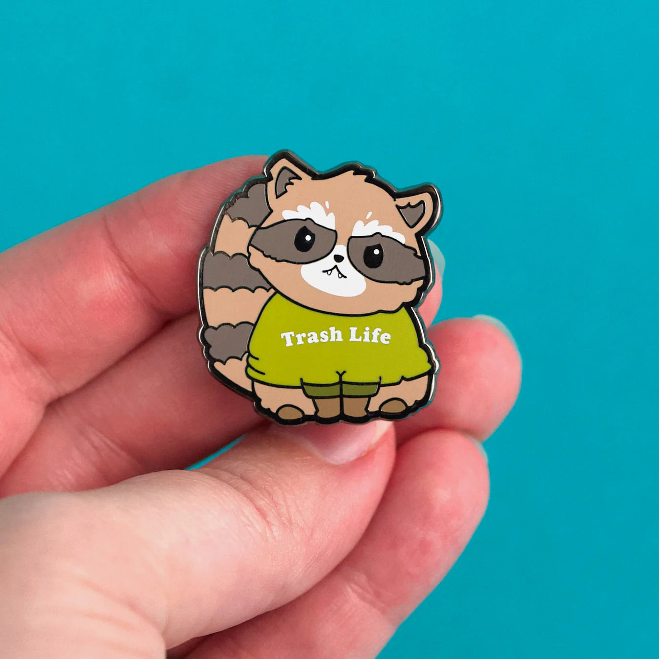 Raccoon Enamel Pin | Dragon's Lair Comics and Fantasy Houston TX