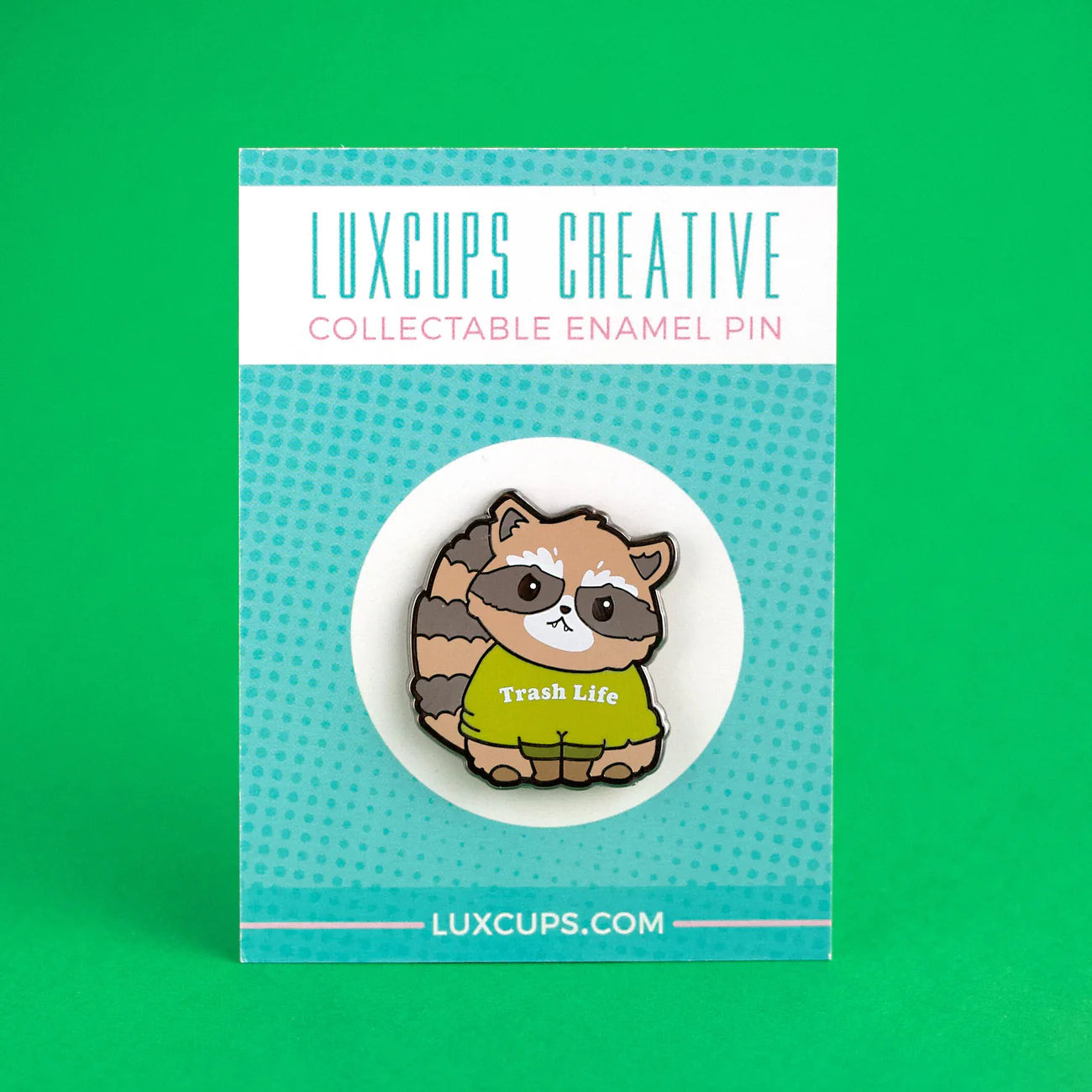 Raccoon Enamel Pin | Dragon's Lair Comics and Fantasy Houston TX