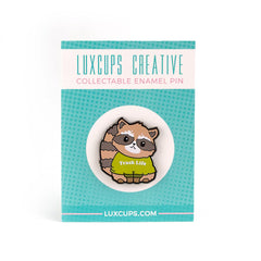 Raccoon Enamel Pin | Dragon's Lair Comics and Fantasy Houston TX