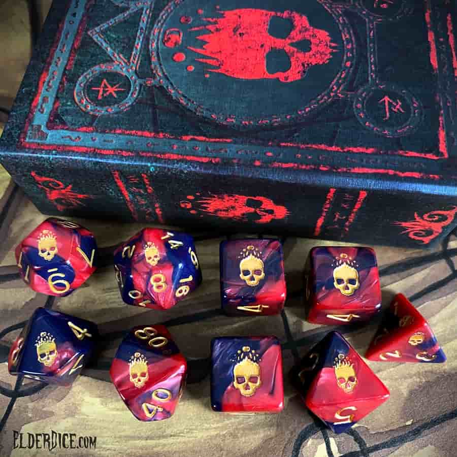 Elder Dice: Mark of the Necronomicon Poly 7 Set | Dragon's Lair Comics and Fantasy Houston TX