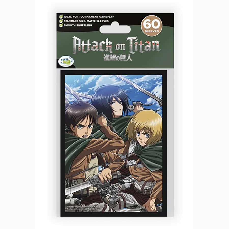 Attack on Titan: Battle Trio Card Sleeves | Dragon's Lair Comics and Fantasy Houston TX