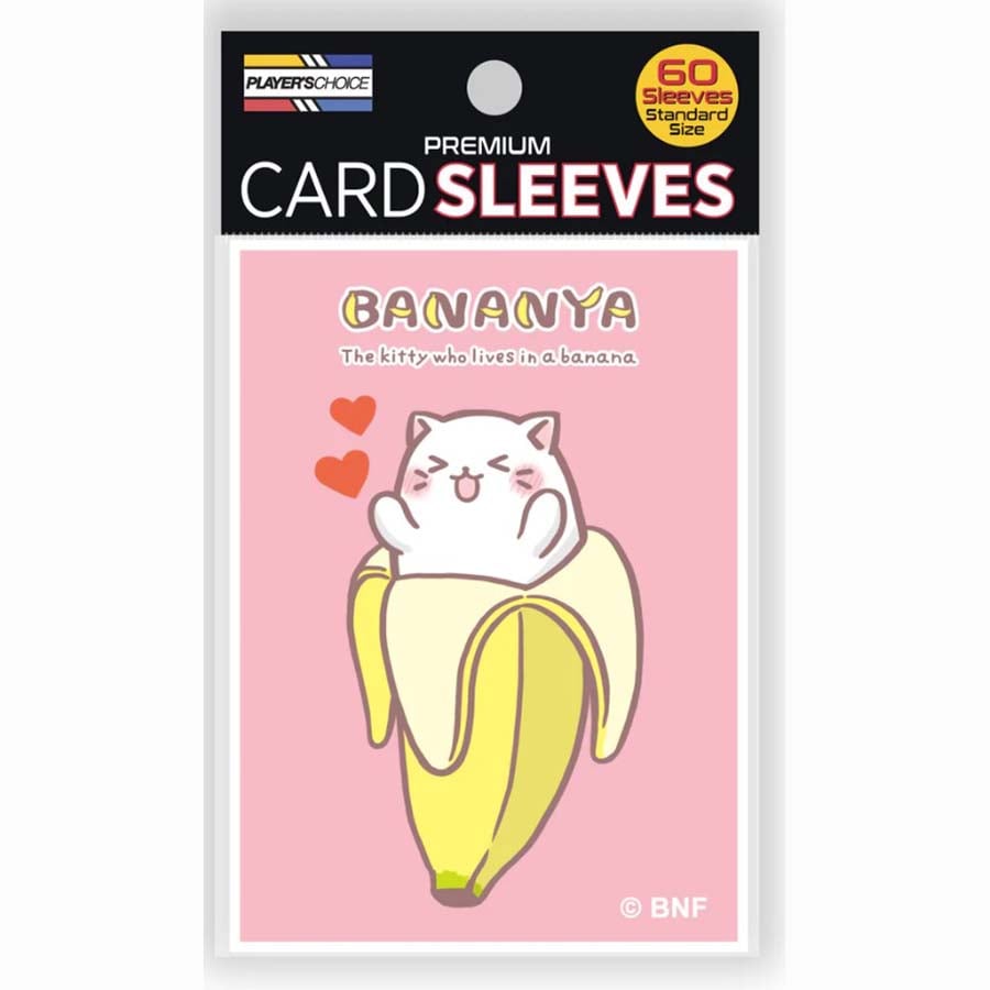 Bananya Lovey Bananya (pink) Card Sleeves | Dragon's Lair Comics and Fantasy Houston TX