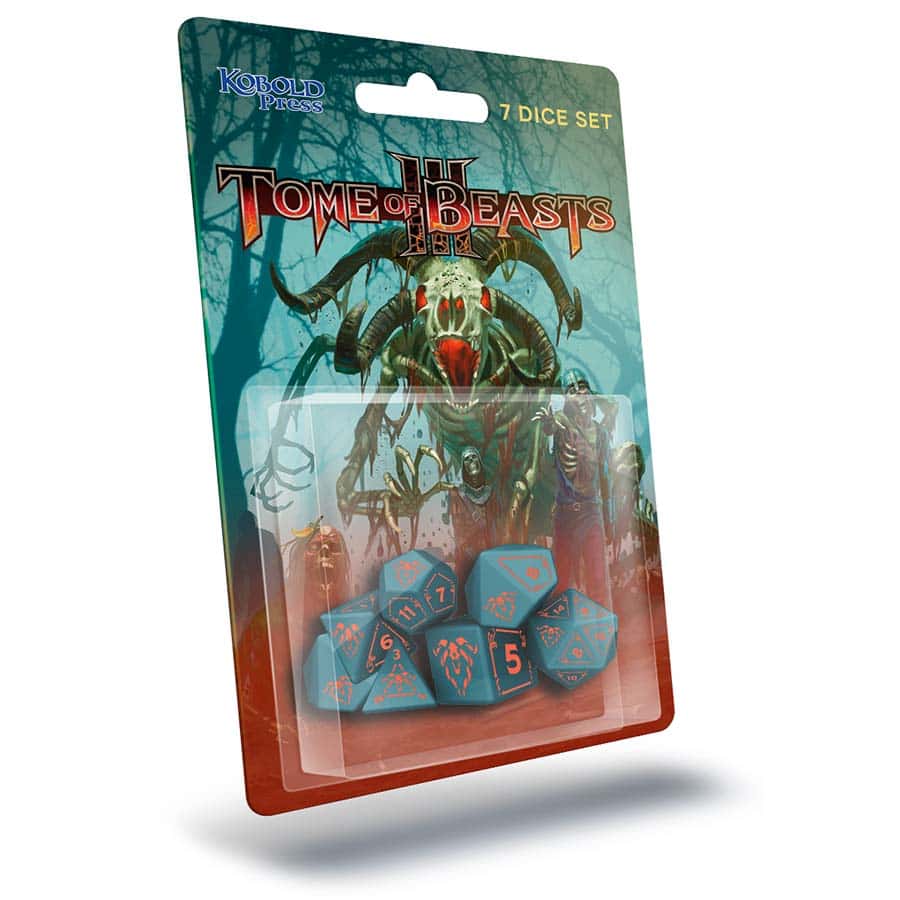 Kobold Press Tome of Beasts 3 Poly 7 Dice Set | Dragon's Lair Comics and Fantasy Houston TX