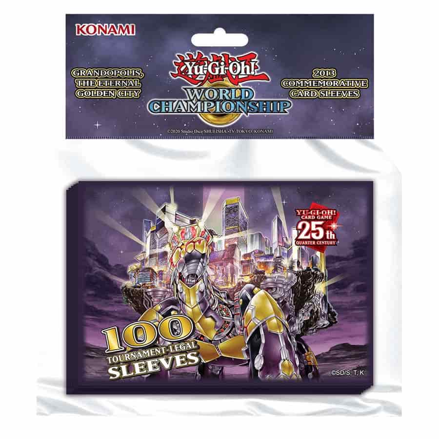 Yu-Gi-Oh! Card Sleeves: Grandopolis the Eternal Golden City 2013 Commemorative (100 ct) | Dragon's Lair Comics and Fantasy Houston TX