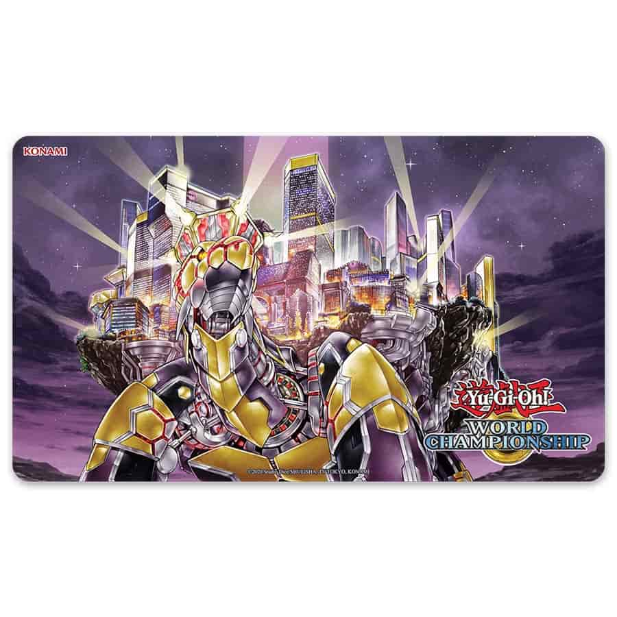 Yu-Gi-Oh! Playmat: Grandopolis the Eternal Golden City 2013 Commemorative | Dragon's Lair Comics and Fantasy Houston TX