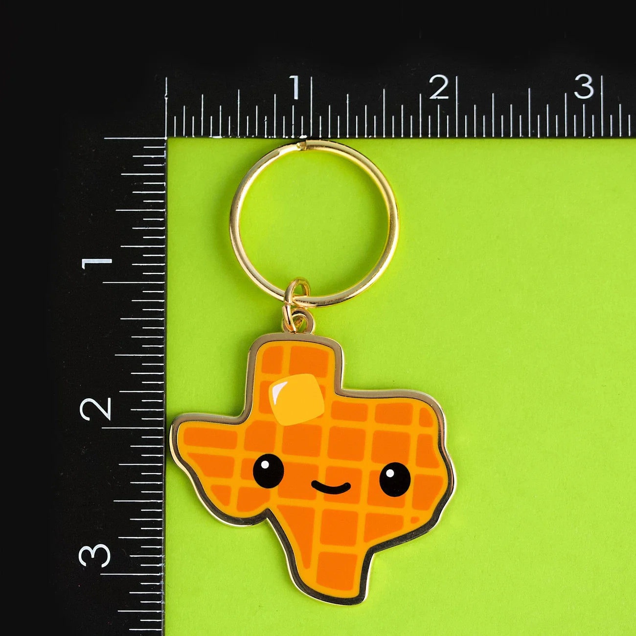 Texas Waffle Keychain | Dragon's Lair Comics and Fantasy Houston TX