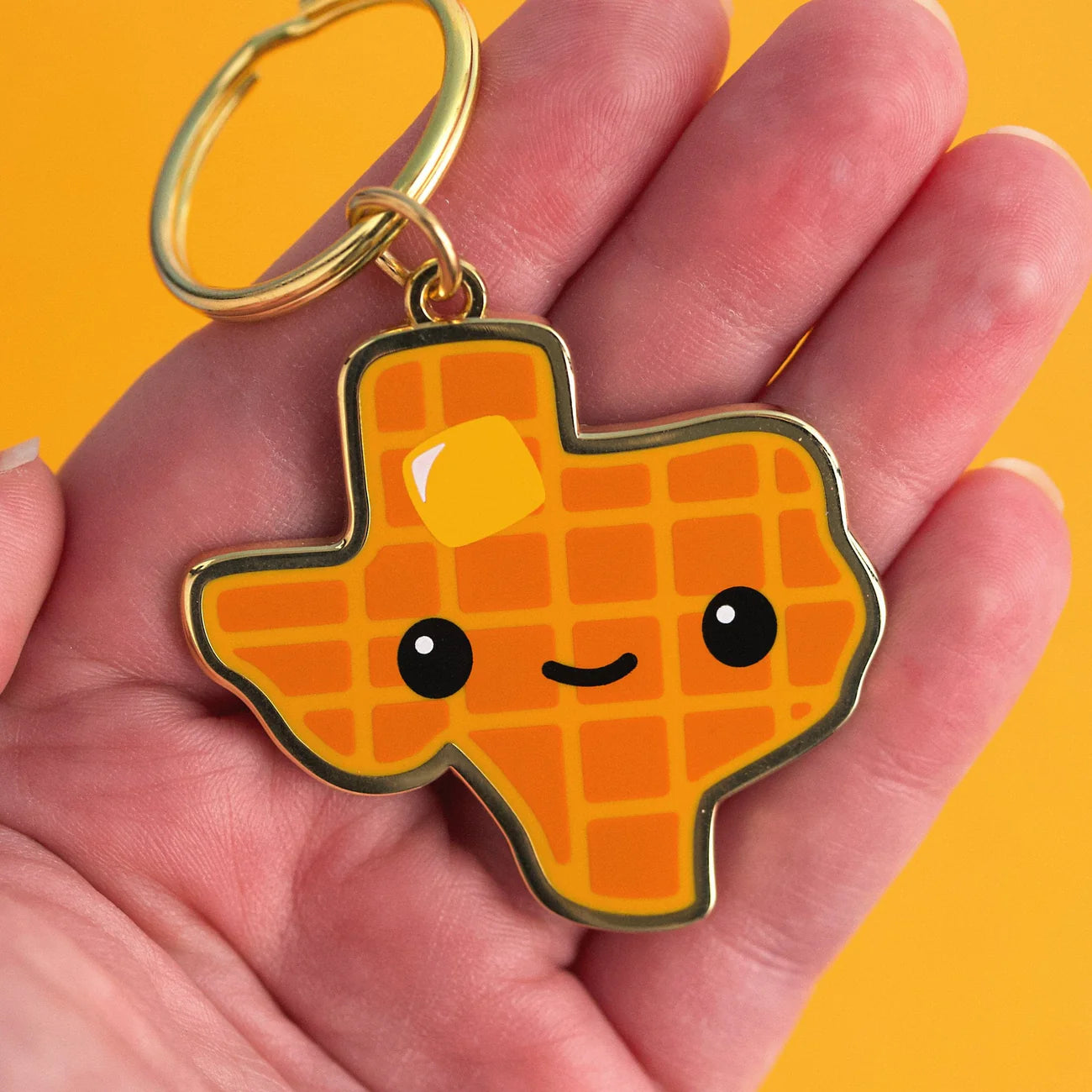 Texas Waffle Keychain | Dragon's Lair Comics and Fantasy Houston TX