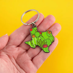 Texas Cacti Keychain | Dragon's Lair Comics and Fantasy Houston TX