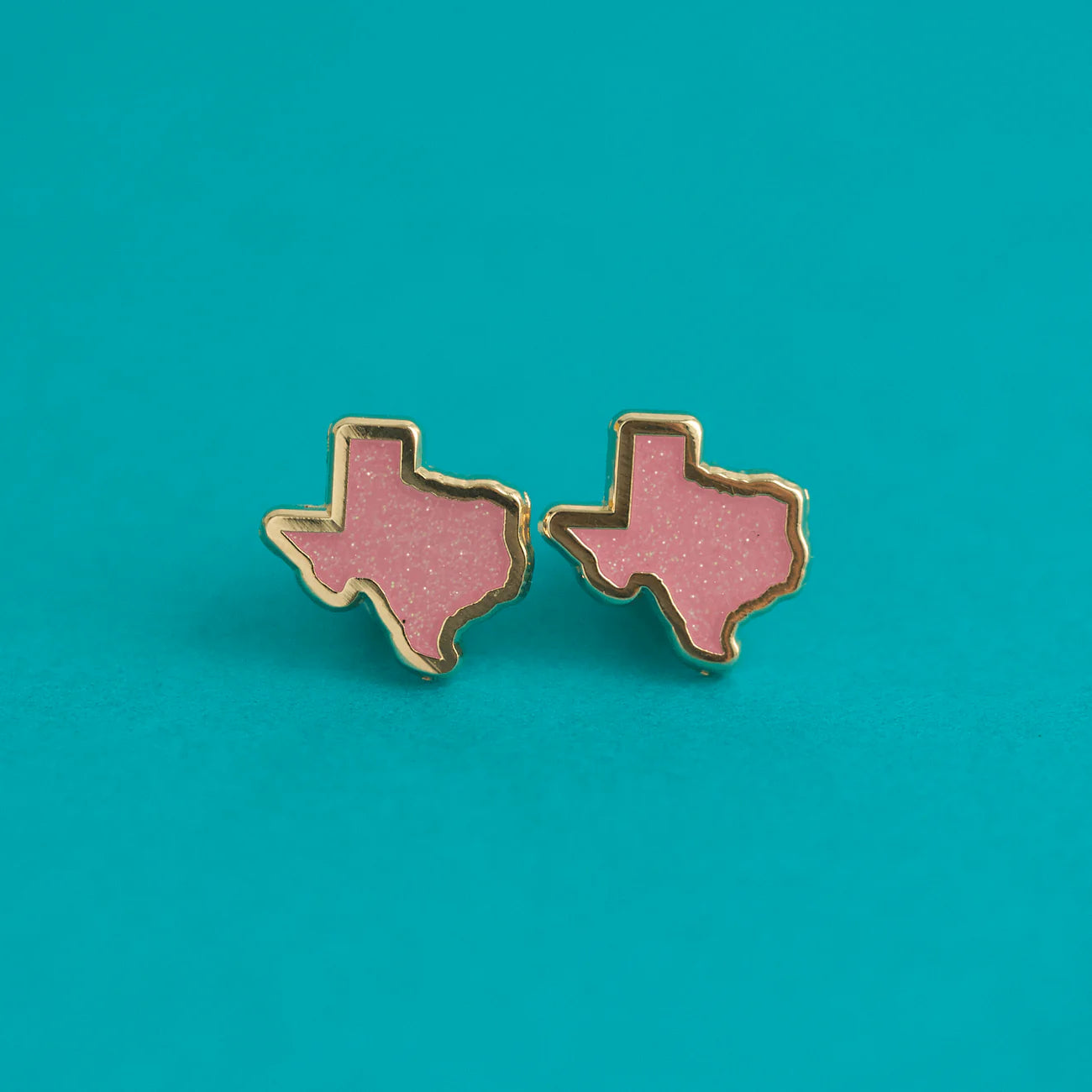 Texas Glitter Pink Earrings | Dragon's Lair Comics and Fantasy Houston TX