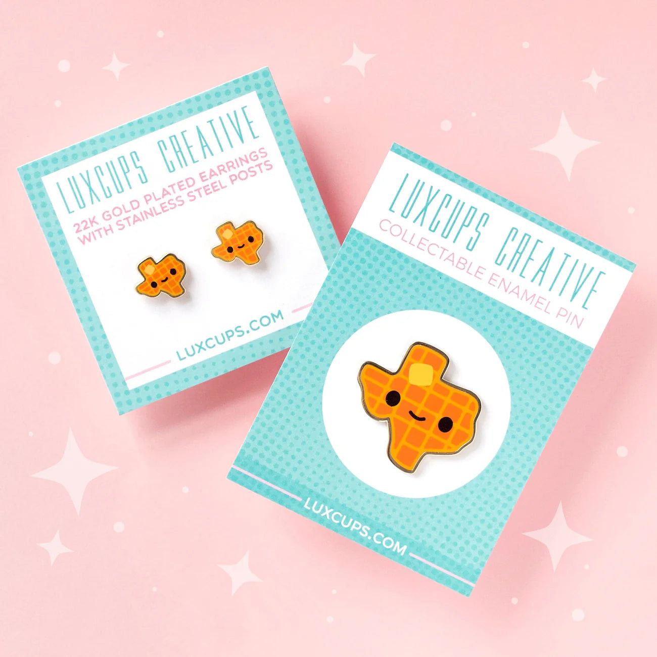 Texas Waffle Earrings | Dragon's Lair Comics and Fantasy Houston TX