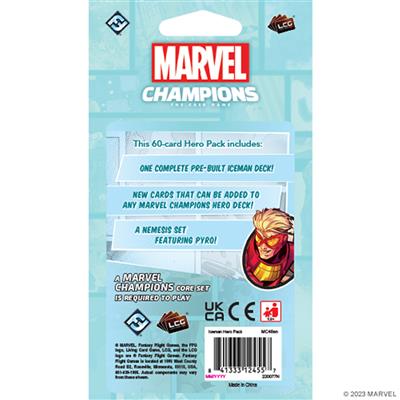 MARVEL CHAMPIONS: THE CARD GAME - ICEMAN HERO PACK | Dragon's Lair Comics and Fantasy Houston TX