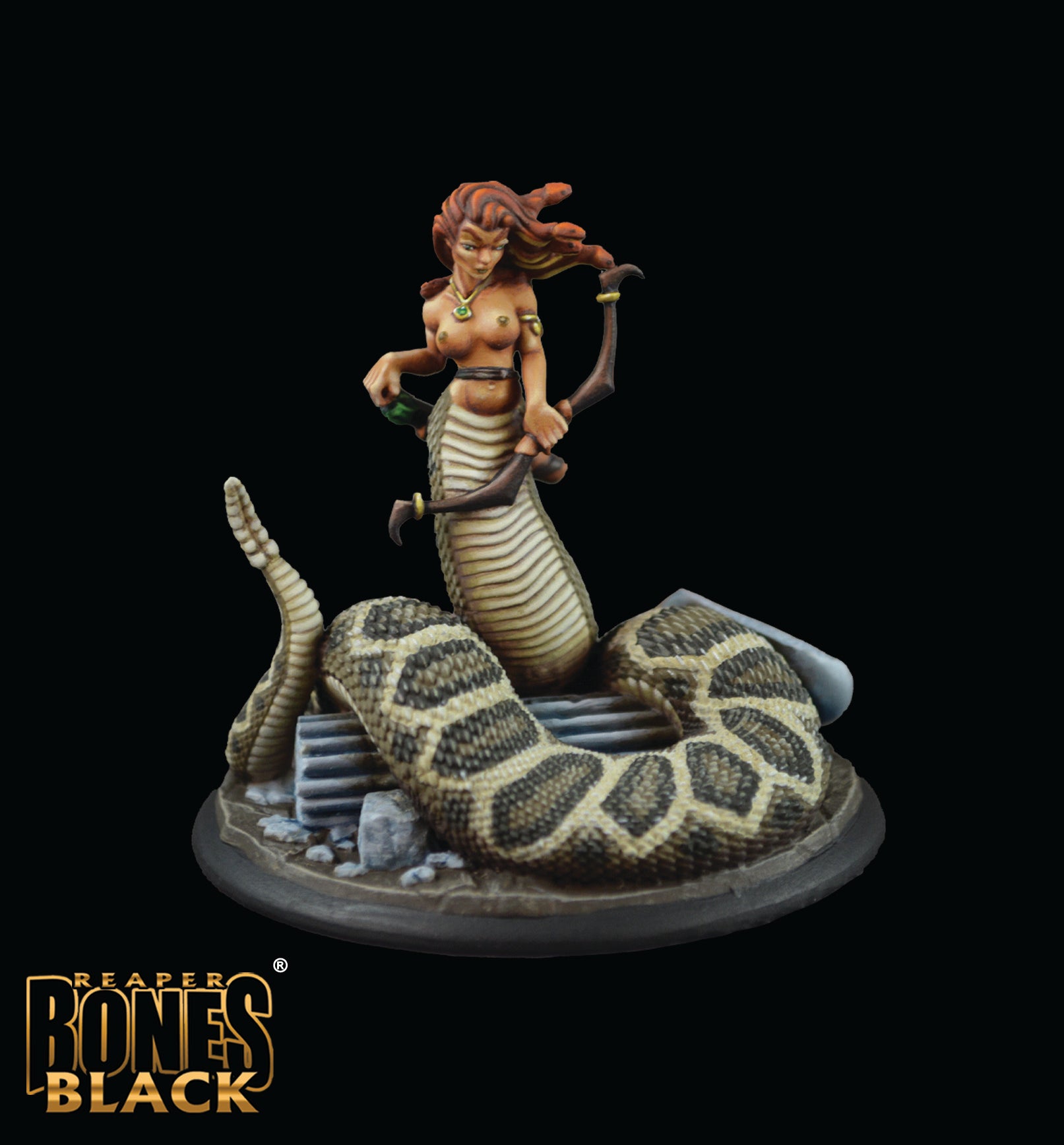 Reaper Bones Black: Greater Medusa | Dragon's Lair Comics and Fantasy Houston TX